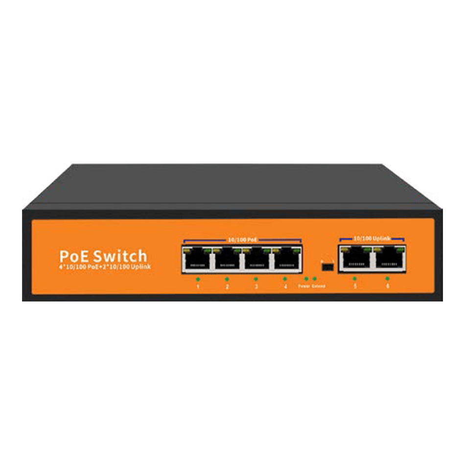 4埠PoE+2埠UpLink
